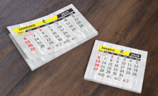 Bloco de Calendário para Ímã