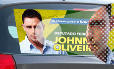 Adesivo Perfurado