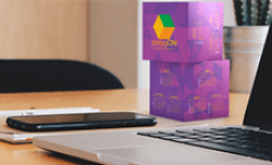 Calendário de Mesa - Formato de Cubo