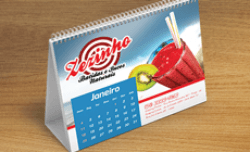 Calendário de Mesa - Com Wire-o