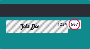 Código de segurança no cartão